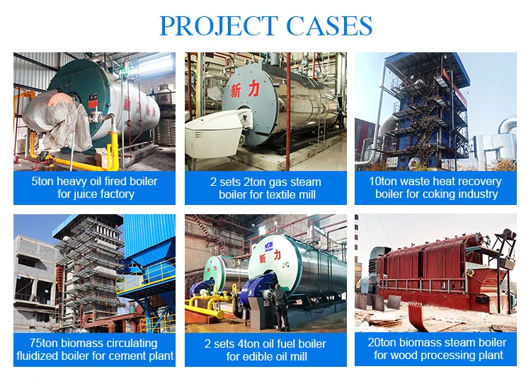 PROJECTS CASE OF Food and Brewery / Textile and Garment Industry Use Oil Gas Fuel Steam Boiler Manufacturer