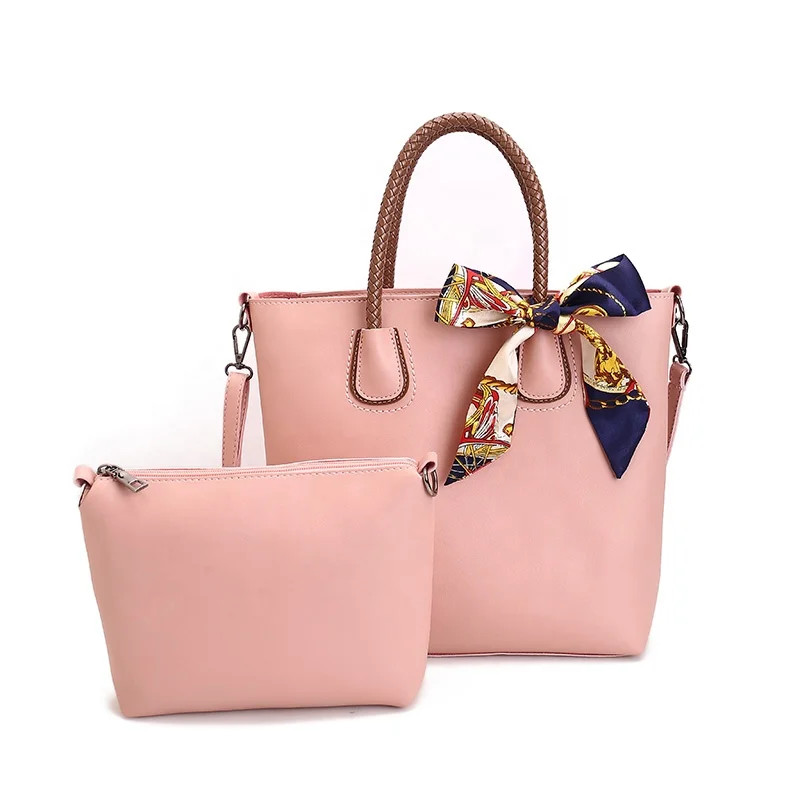 

shoulder silk scarf private label unique designer casual wholesale ladies trendy small handbags pu leather bag set for women, As pictures
