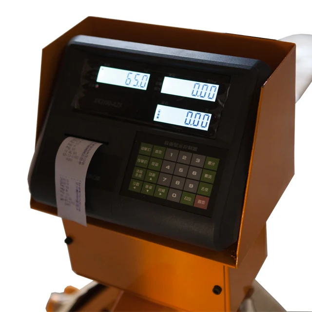 
Manual hydraulic Lift Weighing Jack hand Weight Printable pallet truck scale 