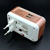 Electrical household items dual USB adapter with timer