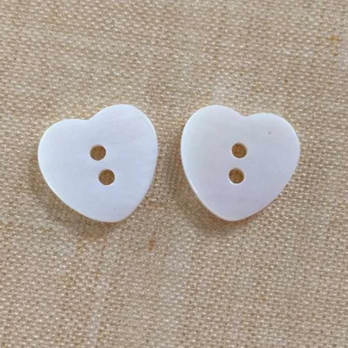 heart shaped buttons craft supplies