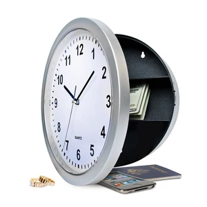 Image of Decorative Hidden Secret Security Safe Storage Box Wall Clock