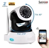 4G 720P HD Wifi Wireless IP Security Surveillance Camera System with Day/Night Vision Remote Pan Tilt Control and 2 Way Audio