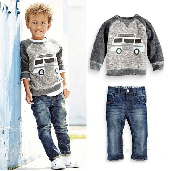 

Wholesale Car Hoodie Jeans Children Clothing Sets To Alibaba Express Turkey, As picture