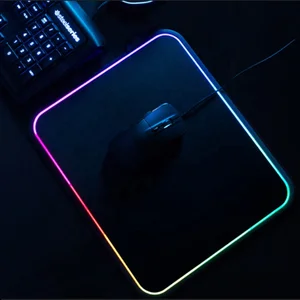 RGB LED Hard Surface Gaming Mouse Mat