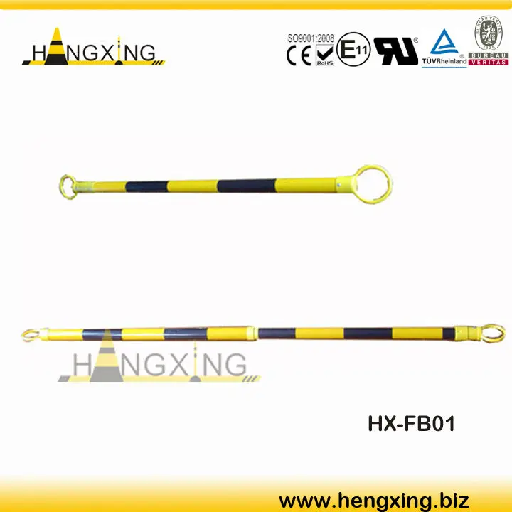 Yellow&BlackPVC_Retractable_Cone_Bar