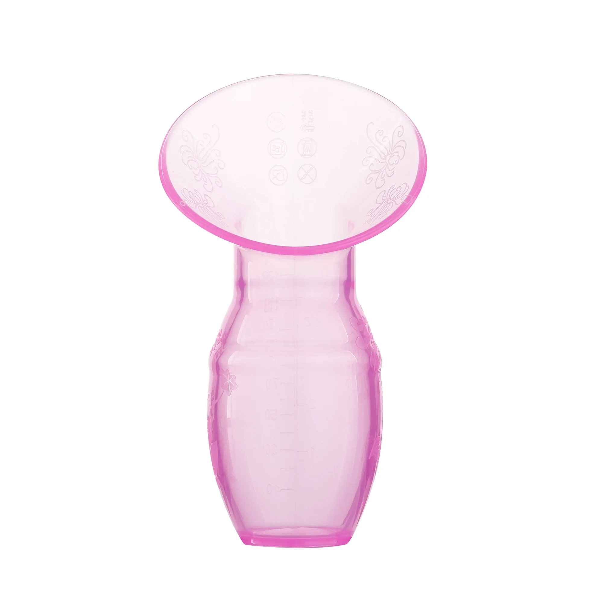 

BPA Free Portable Breastfeeding Breastpump Silicone Breast Pump, Transparent;pink or customized