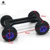 Lonten Metal Chassis Stand Smart Car with 130mm Plastic Wheel 12V 37mm 300rpm High Power Motor for ard School Project DIY RC Toy