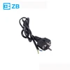 european standard power cord 2 pole with Dual Earth Plug european power cord'