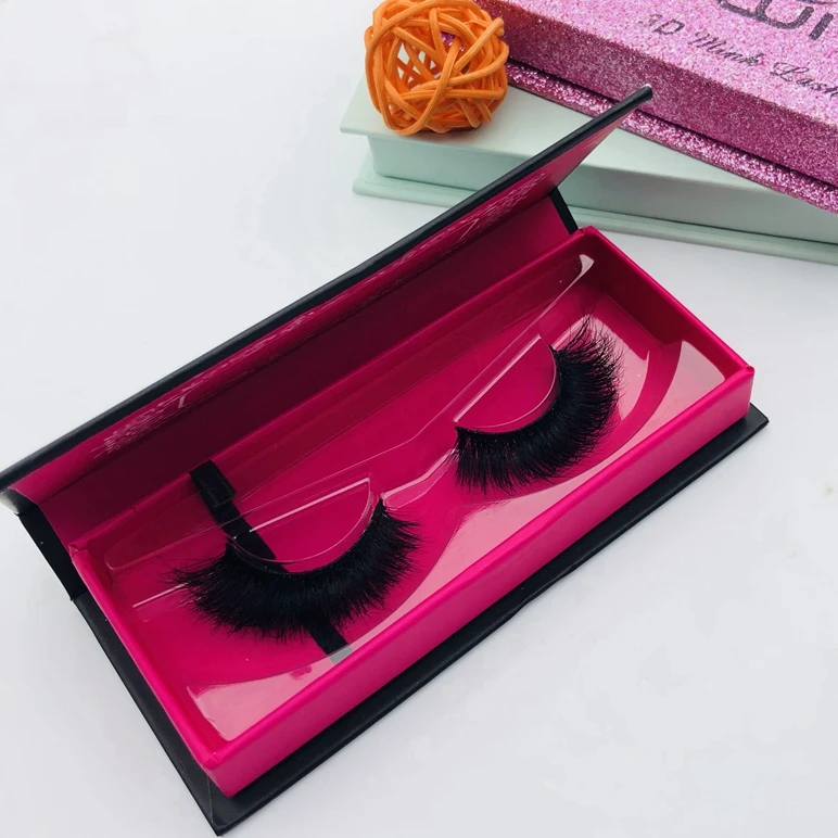 

Volume 3d mink fur eyelashes private label magnetic lashes individual mink lashes, Natural black