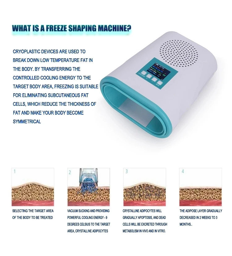 New Arrival Home Use Mini Fat Freeze Cool cryo shape slimming machine / Cooling Fat Freezing machine