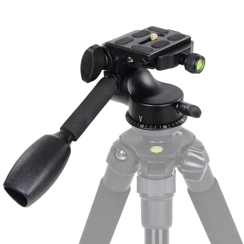 Custom Made Black Aluminum Panoramic Tripod Head For Heavy Camera Buy