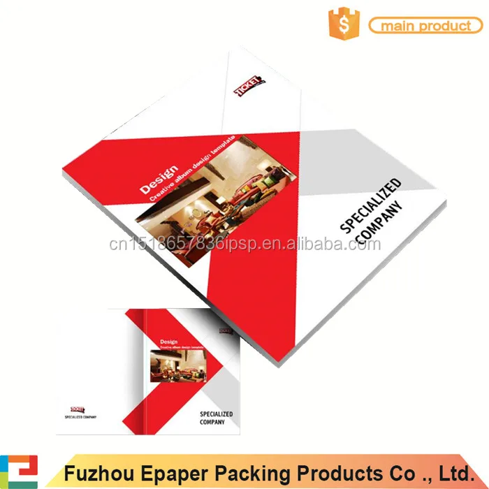 wholesale high quality art paper diesel generator catalogue printing