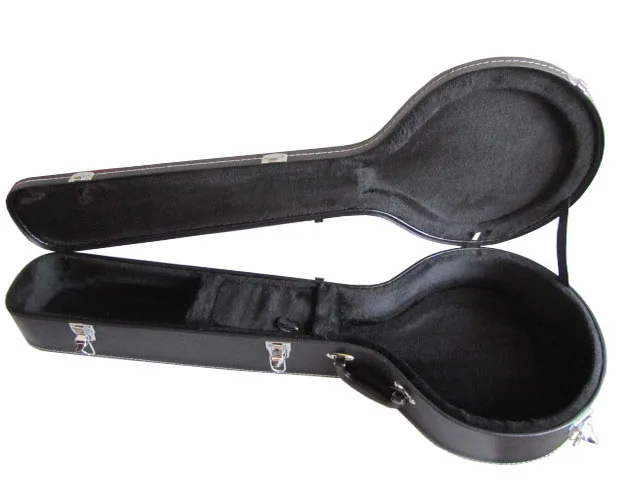 

5strings Banjo Case, HARD case, wooden case, Black