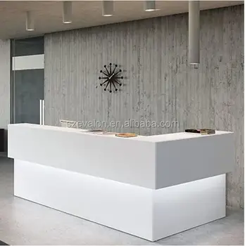 Modern Design Reception Desk Curved Reception Desk L Shaped