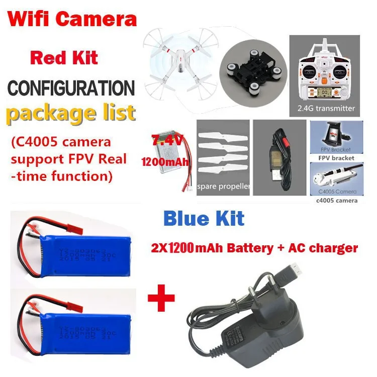 EMS MJX X101 SYNC IMAGE 2.4G RC Quadcopter Drone Rc Helicopter 6-axis Can Add