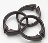 Plastic curtain rings shower curtain hooks snap lock