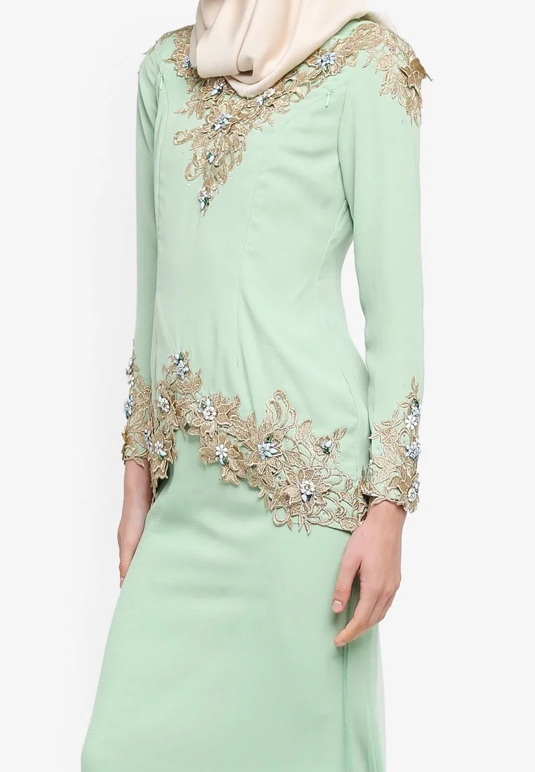 Latest Design  Kebaya  With Lace  New Fashion Baju  Kurung  