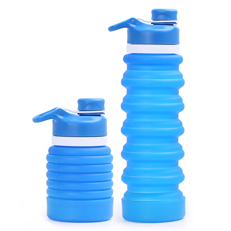 

Wholesale Bpa Free Outdoor Collapsible Silicone Squeeze Foldable Sports Water Bottle, 4 or customized