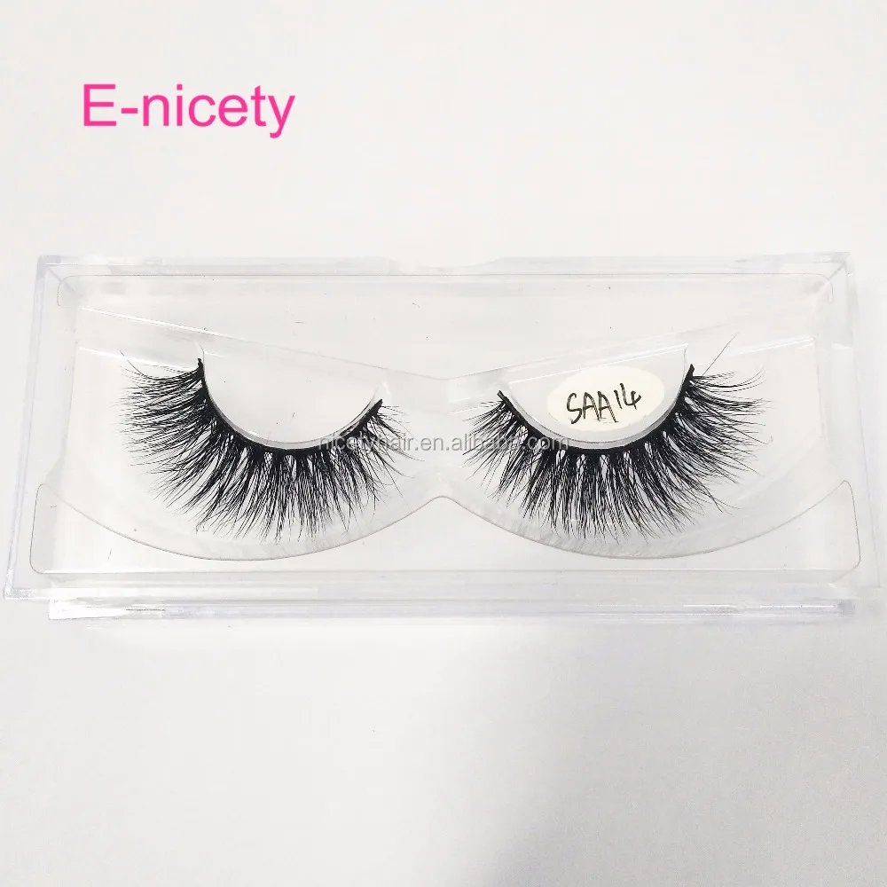 

High quality 3D Mink Lash, Original Rectangle Plastic packaging , SAA 14