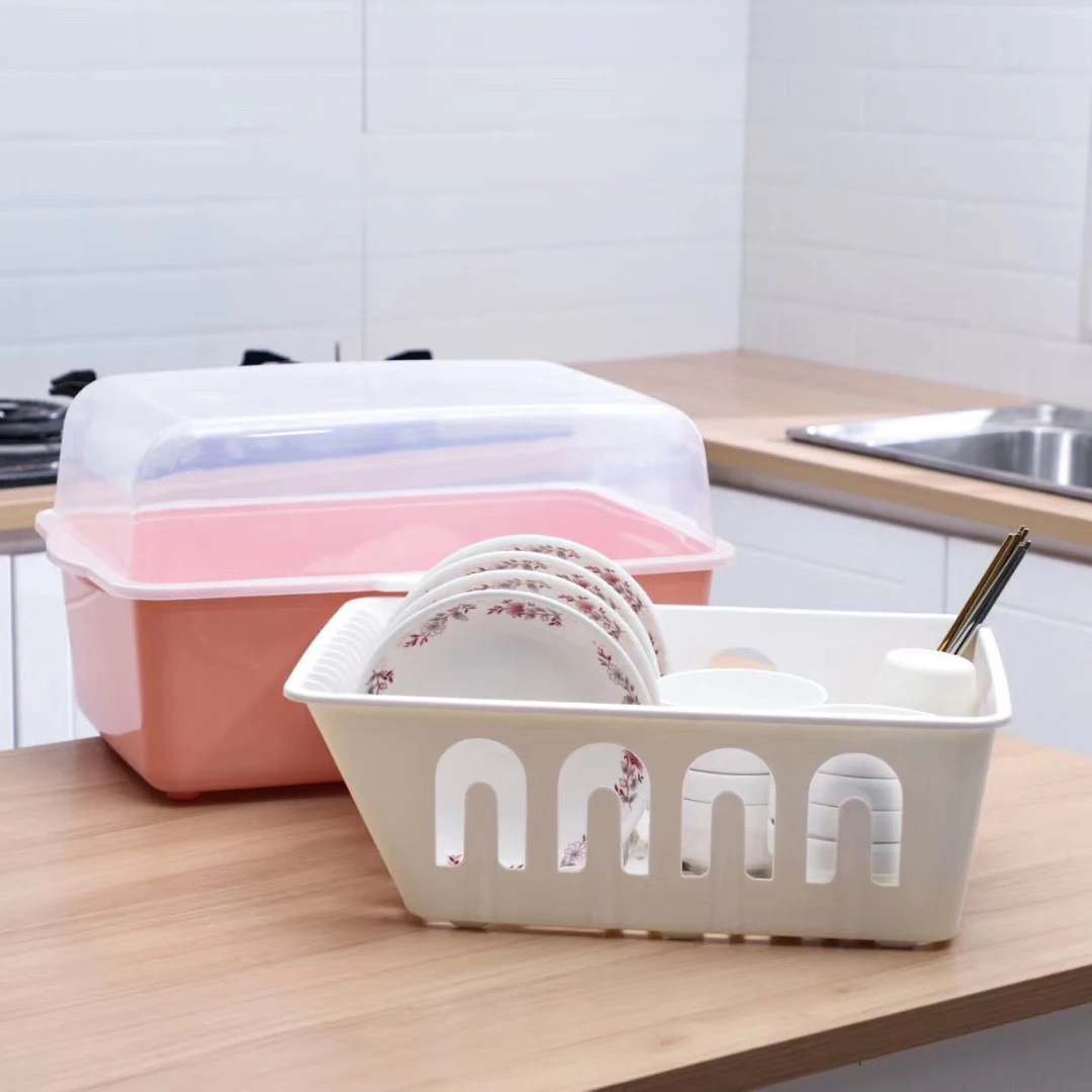 Plastic Dish Rack With Lid Drainer Dish Rack Buy Plastic Dish Rack