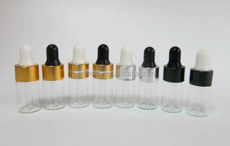 Mini 3ml Pipette Dropper Bottles Dropper Glass Vials Small Empty