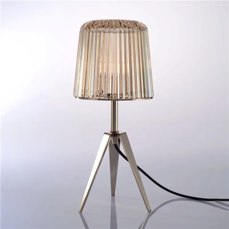 high quality modern style crystal table lamp bedside lamp for