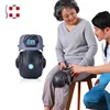 Electric air pressure heating leg and foot massager