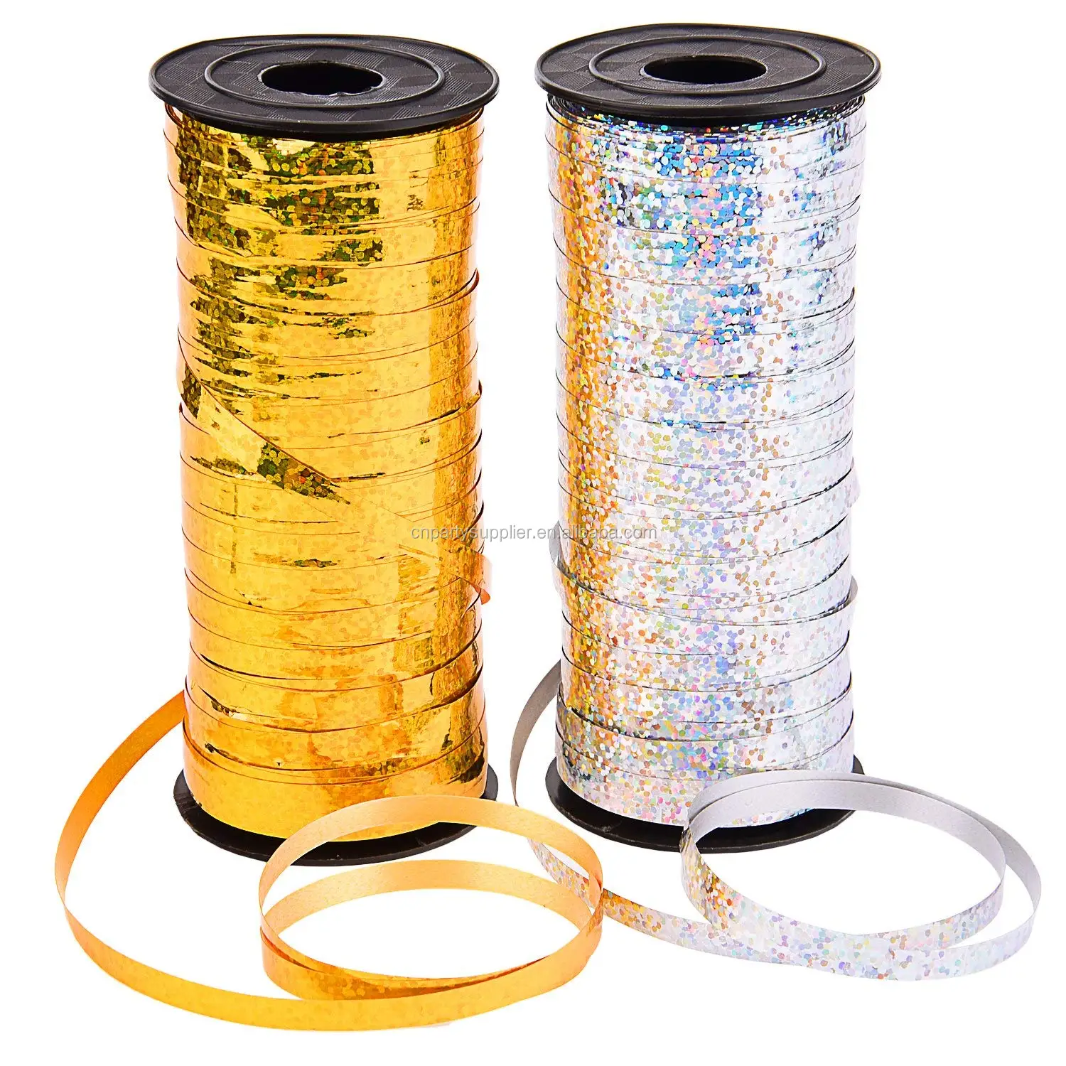 One Roll Of Balloon String 5mm*100yards,Mylar Foil Curling Ribbon Party