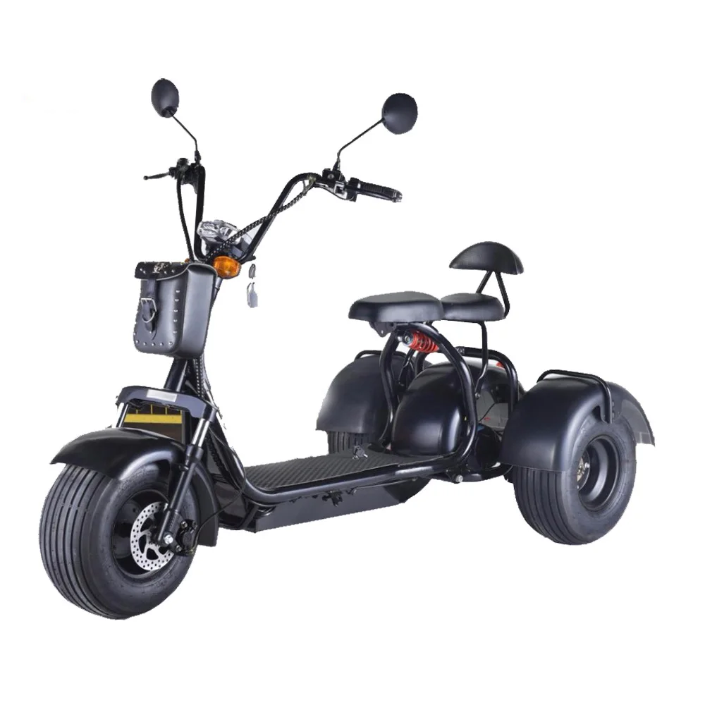 

3 wheels 3 wheel electric scooter with removable battery and double seat, N/a