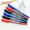 2019 wholesale high quality double head gel ink empty pen marker 024