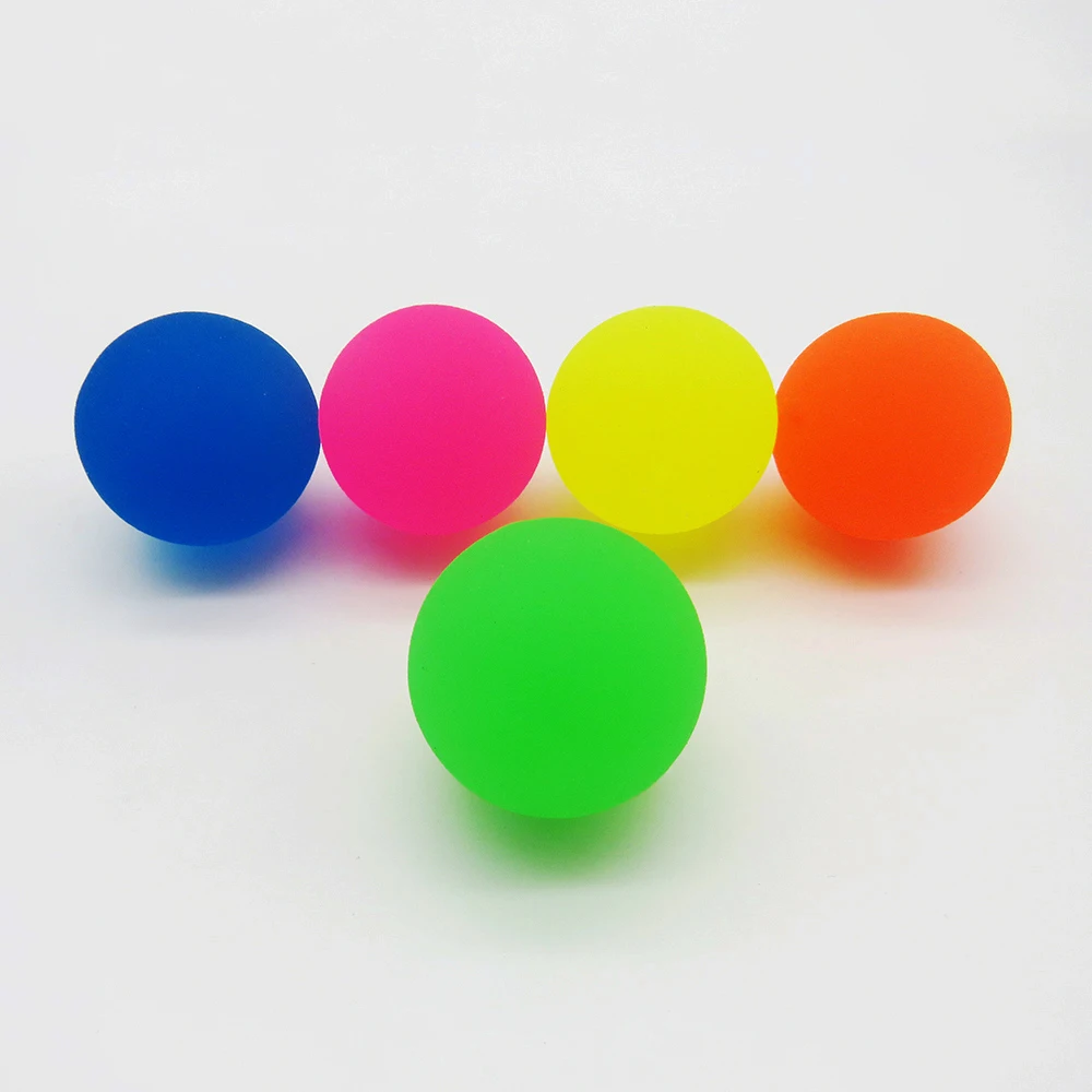 Eco-friendly Red Yellow Rubber Balls Small Hard Rubber Bouncing Ball ...