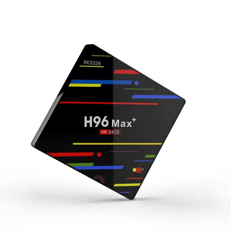 

Best Colorful H96 Max+ Tv Box Rk3328 4GB+64GB Android 8.1 Tv Box 2.4G/5G Wifi 4K Smart Tv Box USB3.0 Media Player