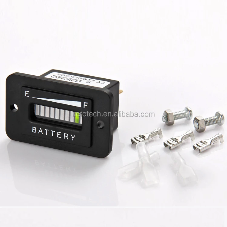 12v 24v 36v 48v 72v Led Battery Level Indicator For Ebike