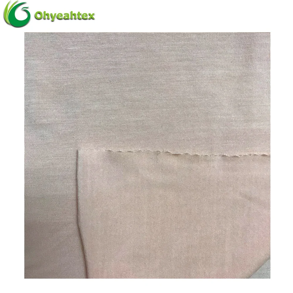 
Skin-friendly lyocell Single Jersey Tencel Spandex Fabric For Underwear 