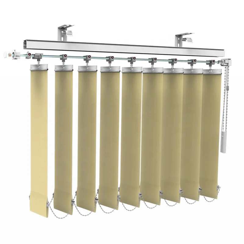 

Classic Ready-made Motorized Printed Polyester For Room Living Room Vertical Blind Fabric, Customized