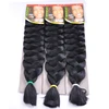 Best selling Jumbo braiding hair extension heat resistant hair expression braids synthetic purple braiding hair