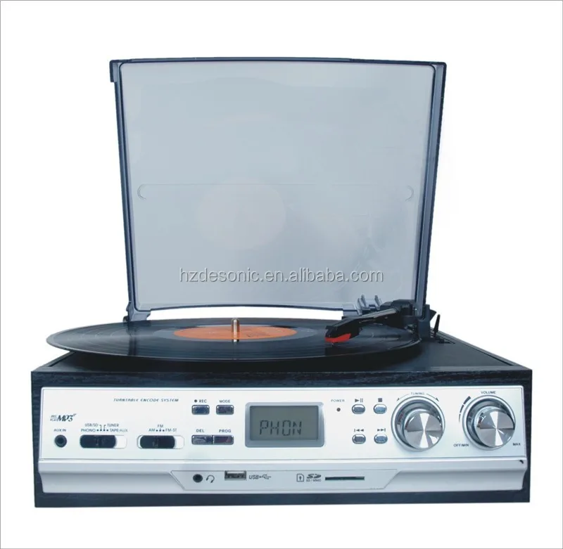 Modernized Products Gramophone Cd Player Radio Vinyl Usb Turntable