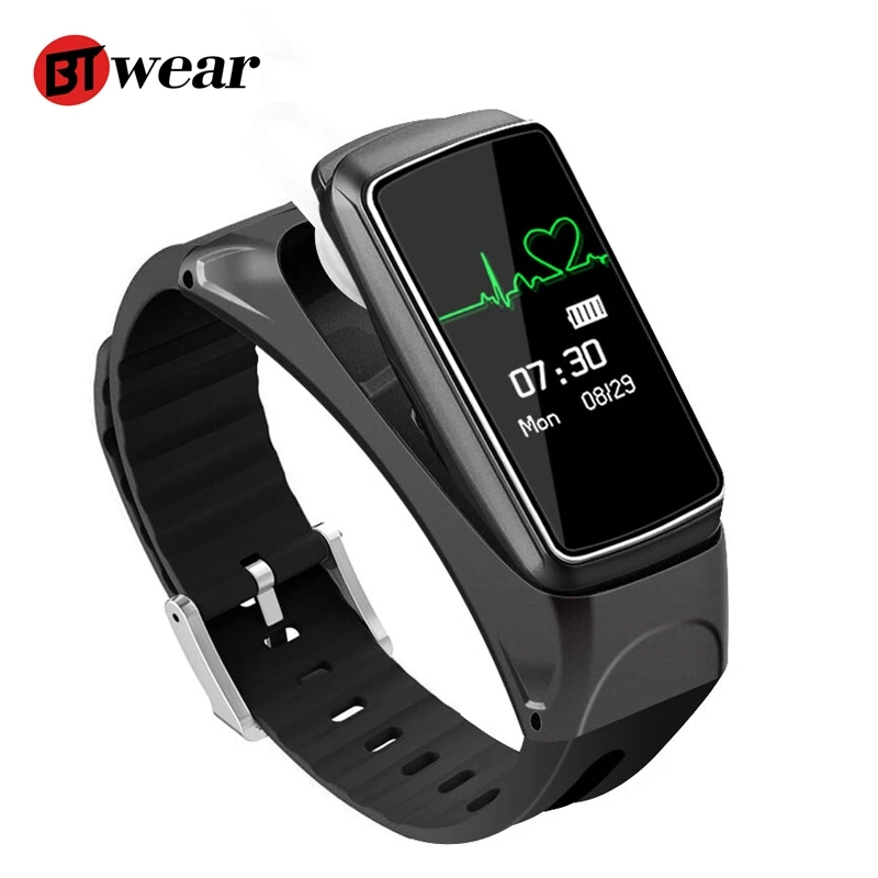 BTwear Hot 2 in 1 Smart Talk Band heart rate monitor Smart Bracelet For Android and IOS Smart Watch Band Y3 smart wristband