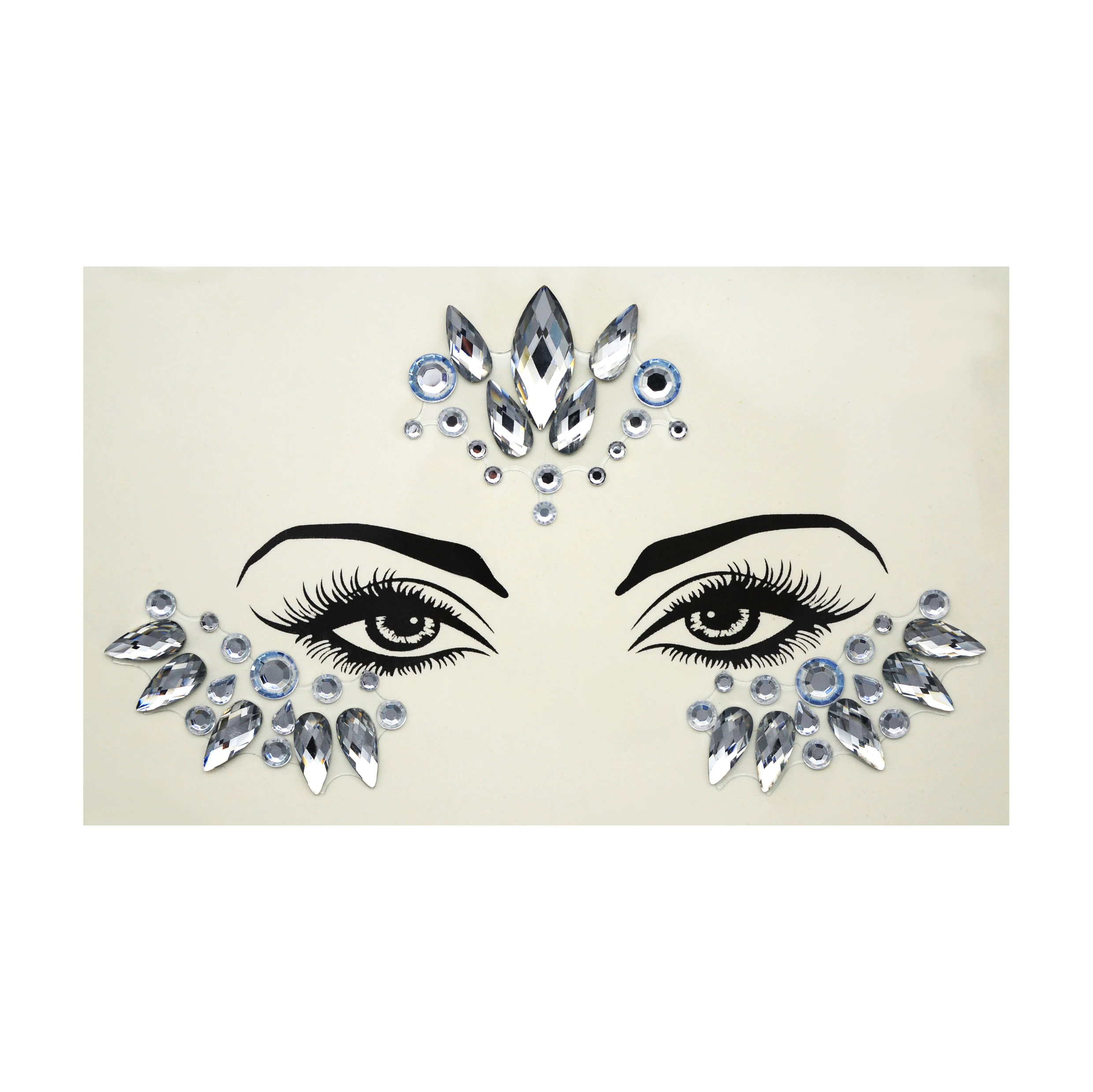 

New arrival High quality shinning crystal Face Sticker