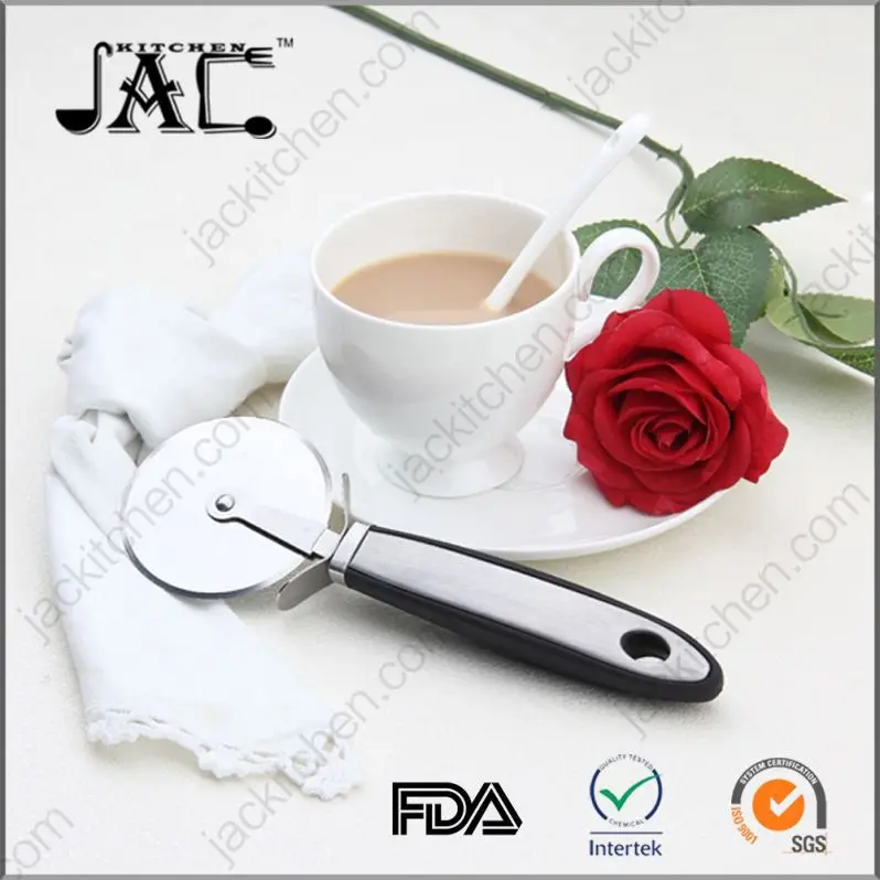 Convenient Stainless Steel Double Edge Pizza Slicer