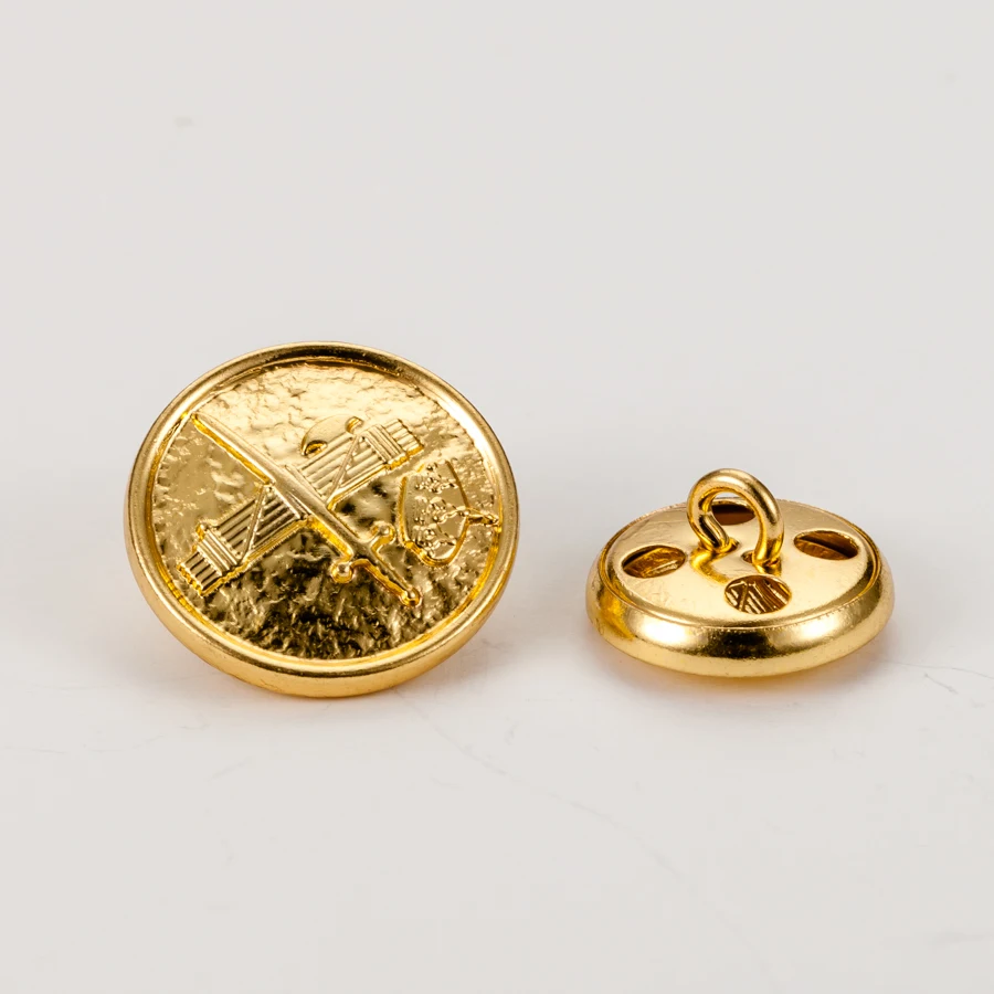 Metal Brass Gold Fancy Coat Buttons