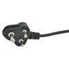 South Africa power cord with straight terminals