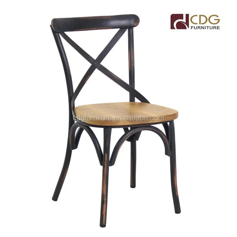 Venta al por mayor blanco mesa de hierro forjado y sillas-Compre online