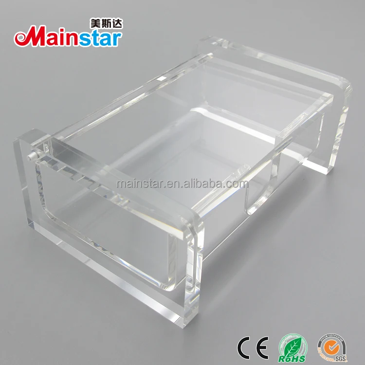 table stand transparent acrylic business  name card holder