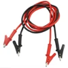 1m Long Alligator Clip Electrical Clamp Insulated Test Lead Cable
