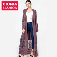

1546# Latest Designs New Model Abaya In Dubai Wholesale Clothing Turkish UAE Kimono Abaya 2018