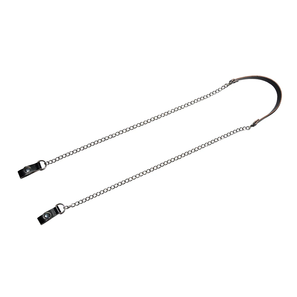 

Custom New obag colorful long Shoulder Chain with Leather Strap Clip closure for O bag pocket
