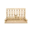 Good Quality ODM 3D Wooden Game Station Four-In-A-Row Puzzle For Adults