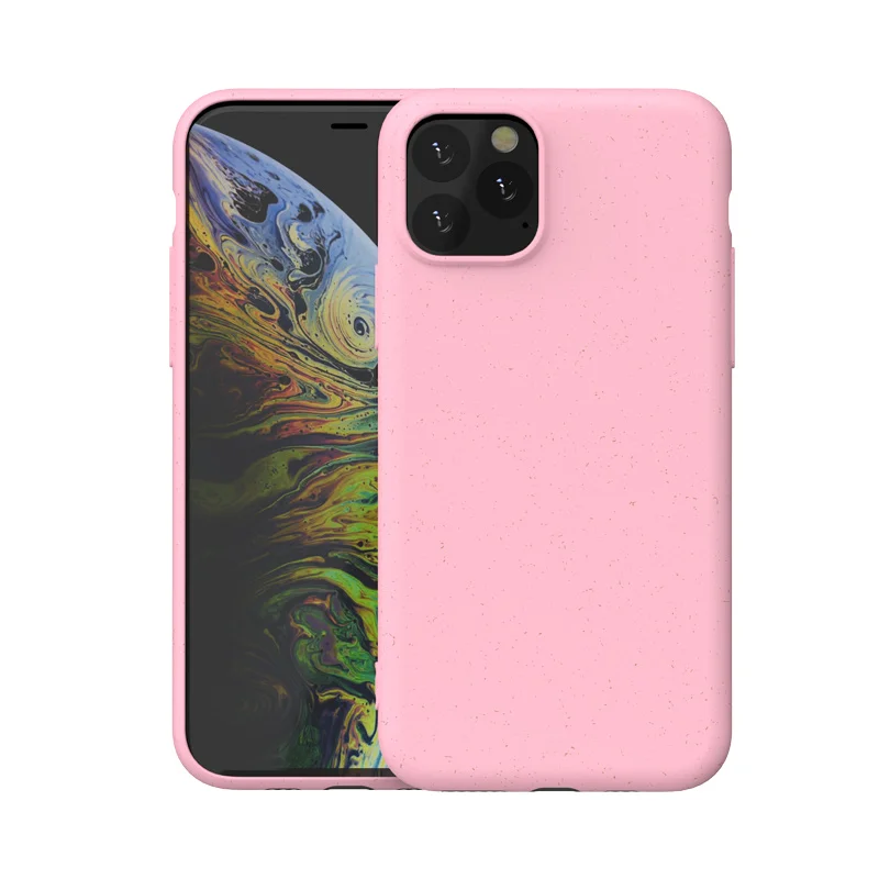 

PBAT+PLA Eco-Friendly Bamboo Fiber Completely Biodegradable Case Phone For Iphone Xi,Xs,X,Xs Max, Blue,orange,pink,grey,green,black,dark blue